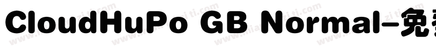 CloudHuPo GB Normal字体转换